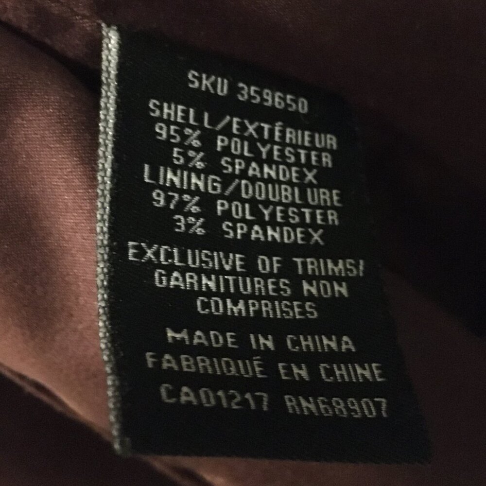 Le Château Long Burgundy Open Front Blazer Cardigan Jacket Size XXS - Picture 11 of 15